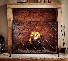 Lattice Fireplace Single Screen Cheminee