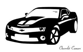 Black And White Camaro Clipart Chevrolet Camaro Vector Chevrolet Camaro Car Silhouette Camaro