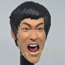 Enter The Dragon Kung Fu Lee Head Sculpt angry ver. For 12" Figure Toys
