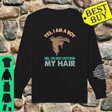 A viral adoption website for an adorable dog named hank has gone viral for its humor and use of curse words. Yes I Am A Boy No I Am Not Cutting My Hair Viral Trend Shirt