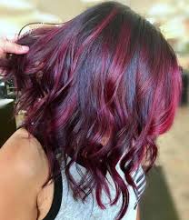 Want to bring a little brightness to your hair but not ready to go fully blonde? 50 Shades Of Burgundy Hair Color Dark Maroon Red Wine Red Violet