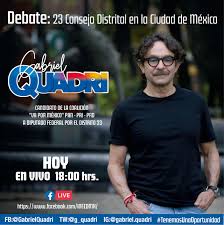 Gabriel Quadri On Twitter Debate Hoy Entre Candidatos A Diputados Federales En El Ine Quedan Invitados Https T Co 0flrykaumj Twitter