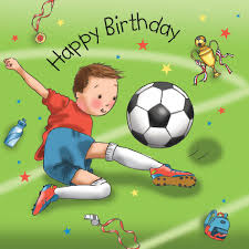 This card is 5 1/2x4 1/4 and i used kraft cardstock for the base. Happy Birthday Images With Football Free Happy Bday Pictures And Photos Bday Card Com