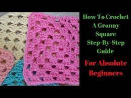 How To Crochet A Granny Square For Beginners Granny Square Crochet Patterns Free Crochet Granny Square Beginner Granny Square