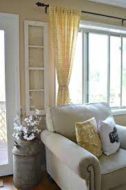 4 Ways To Decorate With Old Windows Farmhouse Decor Living Room Farmhouse Living Room Curtains Farm House Living Room