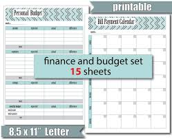 Budget Planner Printable Monthly Budget Budget Insert Etsy Budget Planner Printable Budget Planner Budgeting