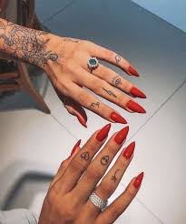 Check spelling or type a new query. Short Long Stiletto Nails Glitter Stiletto Nail Art Ideas Classy Stiletto Nail Designs Matte Nail Art Designs Tattoos Finger Tattoos Hand Tattoos For Women