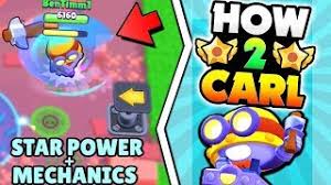 Brawl stars renkli i̇sim 2019. New Carl Star Power Full Stats Mechanics How To Carl In Brawl Stars New Max Carl Gameplay Youtube