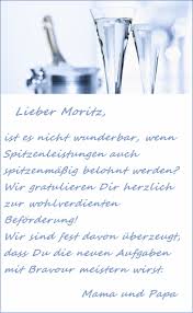 Mustertexte Fur Gluckwunsche Und Grusse Gluckwunschkarte Zur Beforderung Von Den Eltern