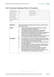 You should, therefore, update it often. Spa Employee Handbook Manual Intelligent Spas Pte Ltd