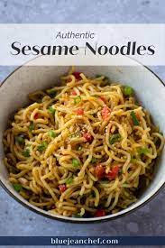 Sesame Noodles Blue Jean Chef Meredith Laurence Recipe Vegetarian Main Meals Classic Food Asian Dishes