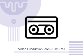 Download Video Production Icon Film Roll Graphic By Melindagency Creative Fabrica SVG Cut Files