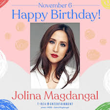 Minor wear / leichte lagerspuren vorhanden. T Rex Entertainment On Twitter Happy Birthday Jolina Magdangal More Blessings To Come