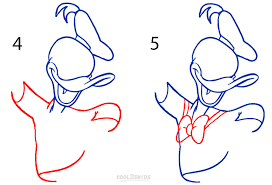 How to draw a duck. How To Draw Donald Duck Step By Step Pictures
