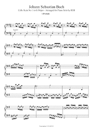Cello Suite No 1 In G Major Piano Sheet Music Cello Suite No 1 Google Search Sebastian Bach Cello Sheet Music