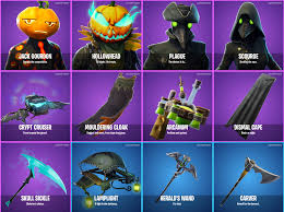 New fortnite halloween event leaks surfaced revealing that the skull trooper skin among other new spooky cosmetics could be making an appearance soon in the coming patch updates from epic games. Leaks Confirm New Halloween Themed Cosmetics In Fortnite Dot Esports