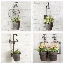 Decorative Metal Wall Planters Faucet Spigots Heart Design Garden Decor New Unbranded Metal Wall Planters Wall Planter Metal Decor