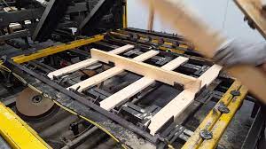 Automatic Pallet Making Machine For Stringer Pallets Rhino Pallet Machine Youtube Making Machine Pallet Machine