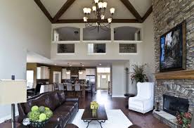 Two Story Living Room Built And Designed By Perrino Builders Remodeling Furnished By Perrino Furniture 440 Great Rooms Living Room Designs Coffered Ceiling