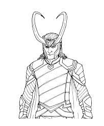 Loki is one of the powerful beings from the realm of asgard and one of the villains in the avengers series. Loki Coloring Pages 30 New Pictures Free Printable Marvel Character
