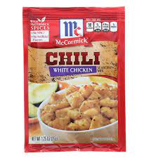 Mccormick White Chicken Chili Seasoning Mix 1 25 Oz Seasoning Mixes Meijer Grocery Pharmacy Home More