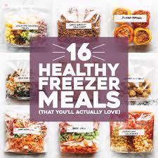 Greek yogurt or another strained style is great for a higher protein content. 22 Healthy Freezer Meals That You Ll Actually Love Green Room Cafe