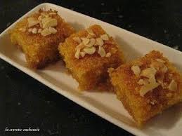 Basboussa Au Yaourt Recette Besboussa Recette Basboussa Recette Dessert