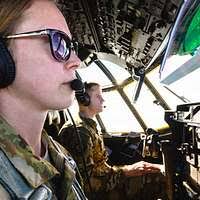 U.S. Air Force Capt. Brandon Pinto (left), and U.S.