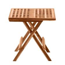 Opiumtisch aus massivholz 100 x 50 x 40cm asiatischer beistelltisch bzw. Klappbarer Garten Beistelltisch Aus Teak 50x50x50 Cm Klahuma