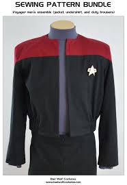 Star Trek Sewing Pattern Bundle Starfleet Uniform Voyager Etsy Star Trek Shirt Star Trek Uniforms Star Trek Costume