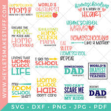 And then i was left feeling guilty for cheating. Big Homeschool Svg Bundle Hey Let S Make Stuff