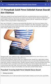 Sakit perut sebelah kanan sering dirasakan kebanyakan orang dan kamu memang harus waspada dengan keadaan yangs ini. Sakit Perut Sebelah Kanan For Android Apk Download