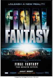 Fan club movie abyss final fantasy: Final Fantasy The Spirits Within Columbia 2001 One Sheet 27 Lot 52133 Heritage Auctions