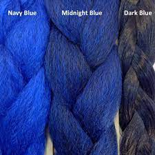 Iks Kanekalon Jumbo Braid Midnight Blue Midnight Blue Hair Blue Hair Black Girl Blue Box Braids