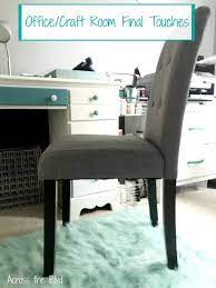 You can take advantage of several pieces of furniture in your crafting room so that they aren't just big chunks of wood or fabric taking up space. Office Craft Room Final Touches Across The Blvd