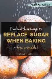 Certain healthy butter substitutes are more likely to affect the flavor or texture of your cake if you use them to replace all of the butter in your recipe. 5 Tips For Replacing Sugar When Baking Diary Of An Exsloth