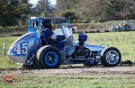 Vintage Classic Midgets At Auckland Vintage Speedway Clubs Last Club Day For The Season At Their Meremere New Zealand Track Racing Midget Race Cars