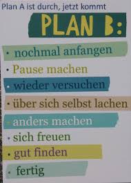 Plan B Witzige Spruche Weisheiten Coole Spruche