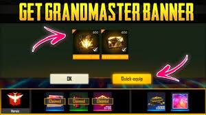 Click on the image for connect or here is my email for personal contact: How To Get Banner Grandmaster In Free Fire Claim Now Grandmaster Avatar Banner Youtube