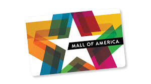 May not be redeemed for cash except required by law. Gift Cards Mall Of America