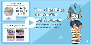 Check spelling or type a new query. Year 5 Adverbials Of Time Place Number Frequency And Manner Warm Up