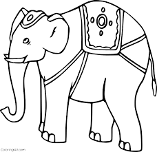 Click the cute baby elephant coloring pages to view printable version or color it online (compatible with ipad and android tablets). Circus Elephant Coloring Page Coloringall