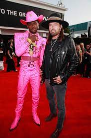 Billy ray cyrus) and album of the year for his ep, 7 on january 26, 2020 in los angeles, california. Lil Nas X Grammys 2020 Fashion Lil Nas X Brings Pink Bondage To The Grammys