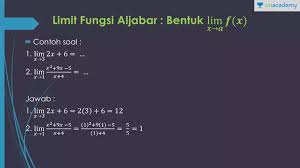 Soal soal integral dan pembahasan ini diambil dari soal soal un ebtanas dan soal uassoal integral ini sudah dilengkapi dengan pembahasan lengkapnya. Ujian Tulis Berbasis Komputer Lesson 2 Limit Fungsi Aljabar Offered By Unacademy
