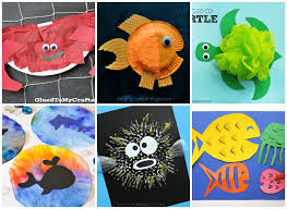 Preschool and kindergarten ocean and ocean animals crafts, activities, lessons, games, and printables. 27 Ocean Crafts For Kids I Heart Arts N Crafts