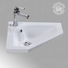 It boasts of high functionality, given its 18.1 by 10 by 5 inches. Alexander Ii 24 Corner Wall Mounted Bathroom Sink White With Ov 36684