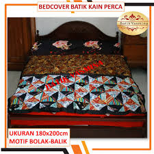 Kami adalah toko online dan offline yang berdomisili di kota jakarta tangerang banten. Bedcover Atau Selimut Perca Batik Ukuran 180x200cm Shopee Indonesia