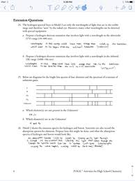 Light is also known as electromagnetic radiation or electromagnetic waves or the electromagnetic spectrum. Electron Energy And Light Pogil Lewisburg District Umc