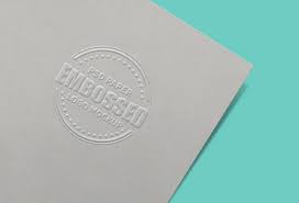 Download Embossed Paper Logo Mockup Psd Uxfree Com PSD Mockup Templates