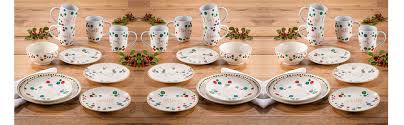 From more formal 'holly and ivy' patterns to fanciful christmas. American Atelier 7275 16 Rb Christmas Confetti 16 Piece Round Dinnerware Set